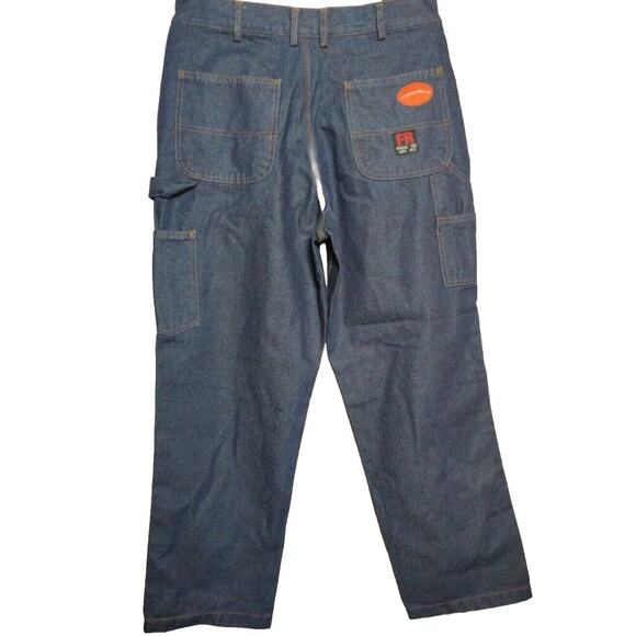 Ticomela Men's FR Fire Resistant Carpenter Jeans Cat 2 Size 34x 30 - Picture 2 of 4